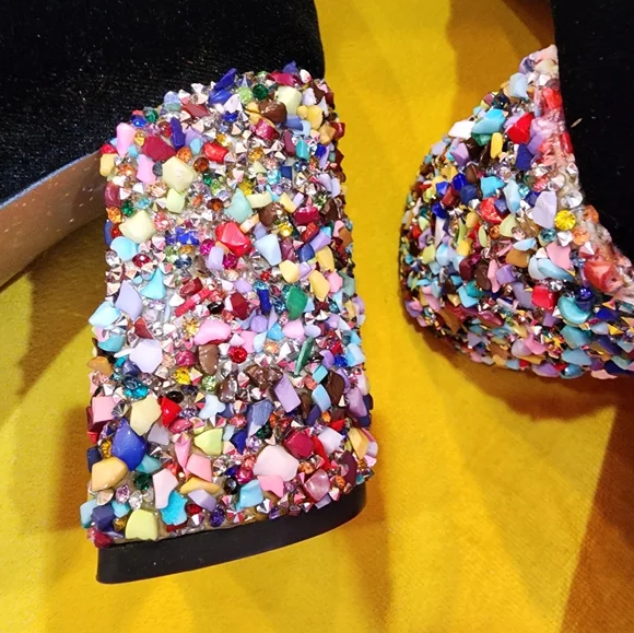 BRAND NEW THIGH HIGH ROCK CANDY BETSEY JOHNSON BOOTS